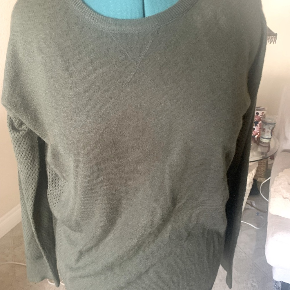 Sweet Romeo olive green pullover sweater NWT